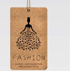 Eticheta Creative Fashion Îmbrăcăminte hangtag la comandă 5