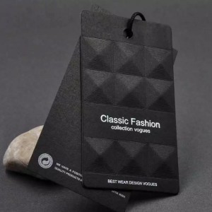 Eticheta Creative Fashion Îmbrăcăminte hangtag la comandă 9