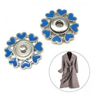 Vânzare cu ridicata cu accesorii pentru îmbrăcăminte personalizate pentru îmbrăcăminte butoane metalice cu prindere 6