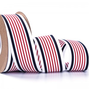 4 # personalizate de transfer de căldură 40mm imprimare tricolor bandă grosgrain banda pentru îmbrăcăminte